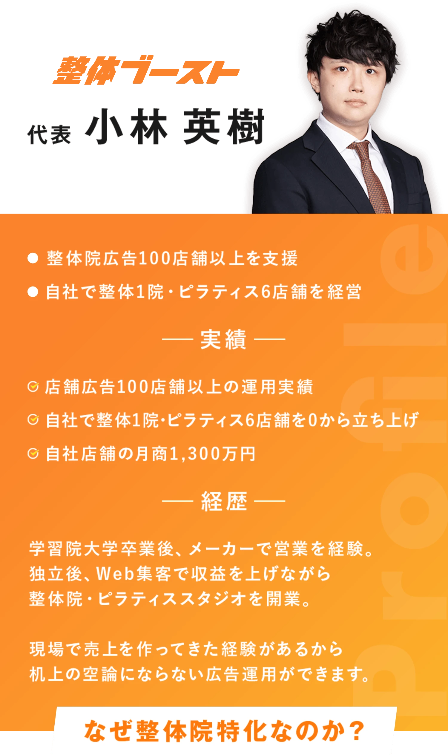 代表 小林英樹